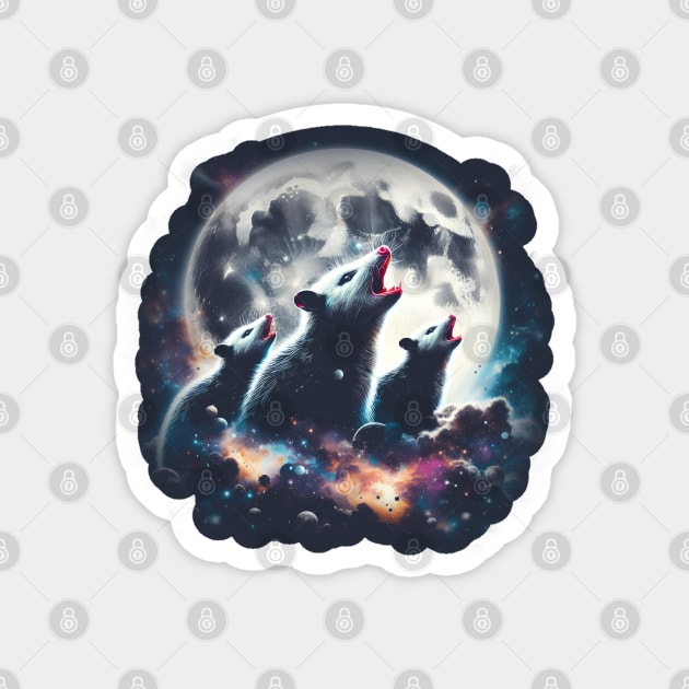 Moonlit Howl Magnet by MakerMind8.2