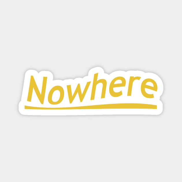 Somewhere but nowhere Magnet by autopic