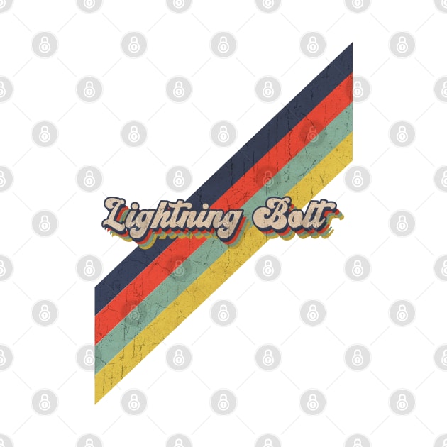 retro vintage color Lightning Bolt by HarryMarket