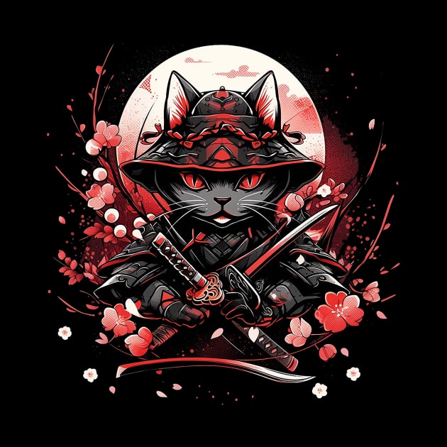 samurai cat by fancy ghost