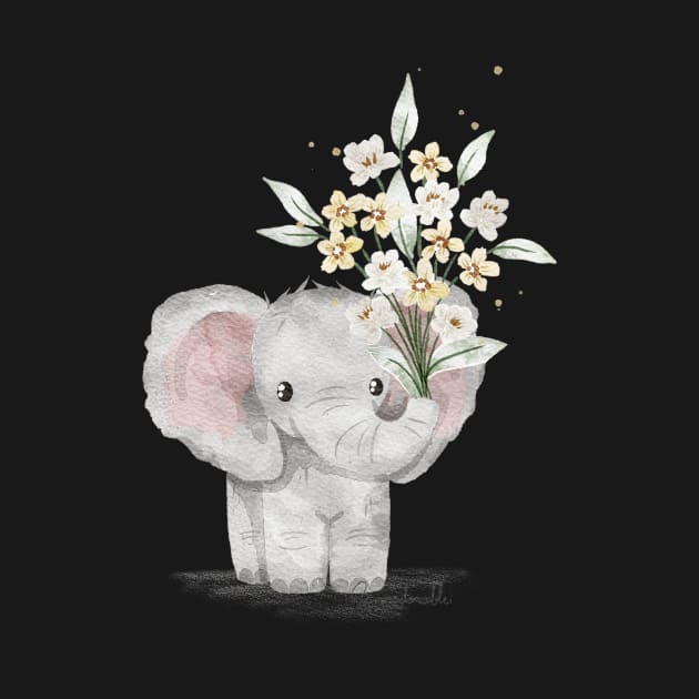 Bouquet Elephant by sannadorable