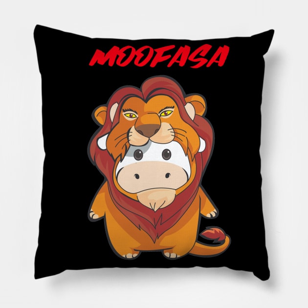 Moofasa Pillow by My Tribe Apparel