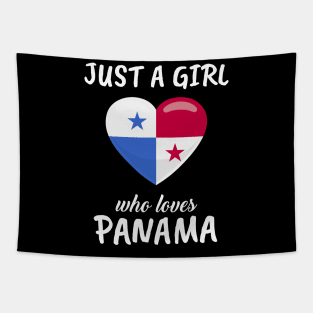 Just A Girl Who Loves Panama Tapestry