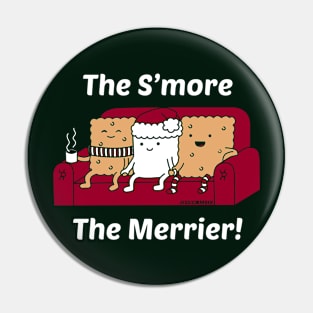 The S'more The Merrier - Christmas Snack Cartoon Pin