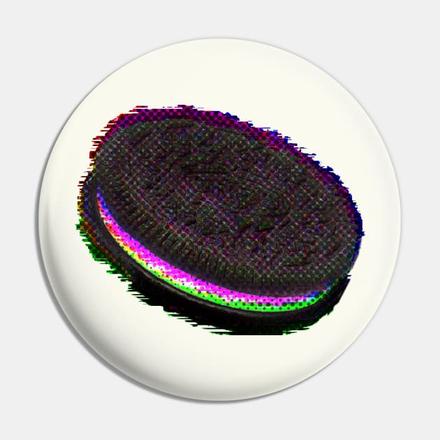 Oreo Snack Glitch Pin by SABREart