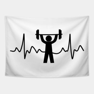 Weightlifting Pulse Tapestry