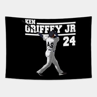 Ken Griffey Jr The Kid Basketball Legend Signature Vintage Retro 80s 90s Bootleg Rap Style Tapestry