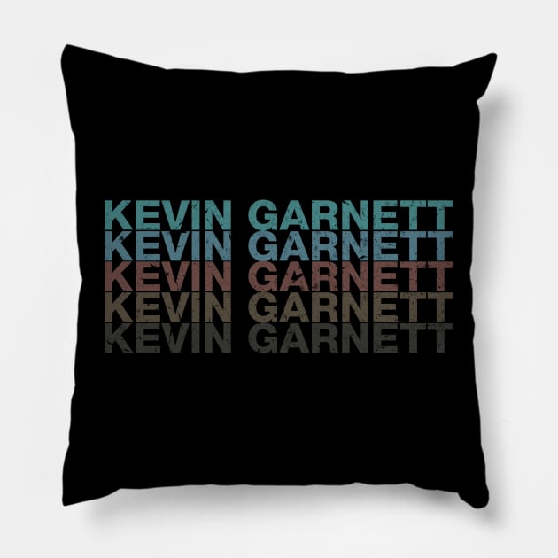 Vintage Proud Name Garnett Sports Birthday Retro Pillow by Cierra Bauch