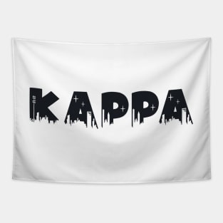 Kappa Cityscape Letters Tapestry