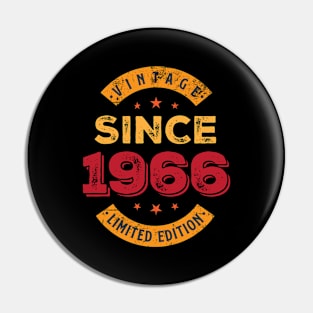 1966 Vintage Birthday Pin