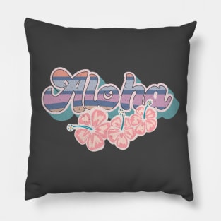 Aloha - Hawaii Summer Retro Pillow