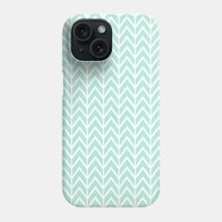 Mint Gray Tribal Arrows Pattern Indian Indigenous Phone Case