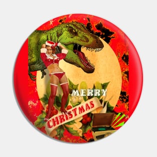 JURASSIC CHRISTMAS VIBES Pin