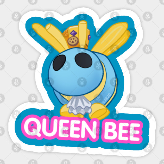 Queen Bee Adopt Me Sticker Teepublic - neon queen bee adopt me roblox