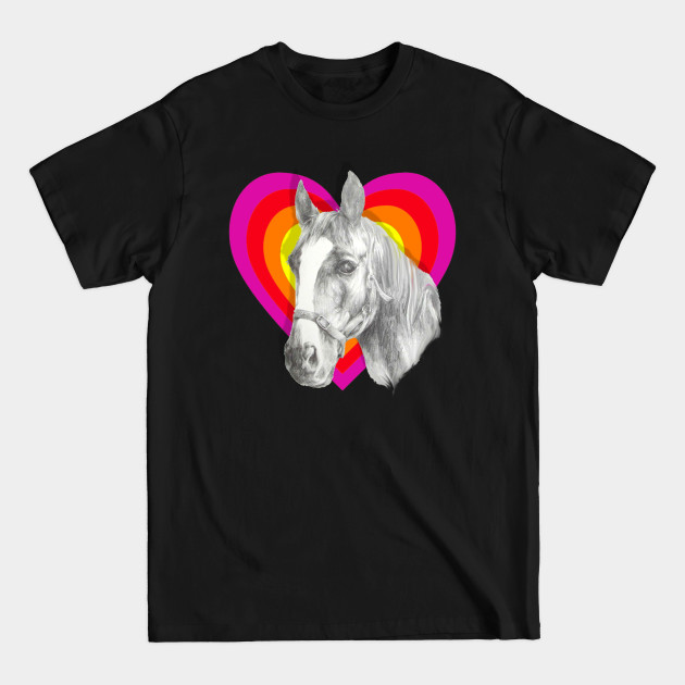 Discover Horse in a heart! - Horse - T-Shirt