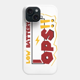 low battery Phone Case