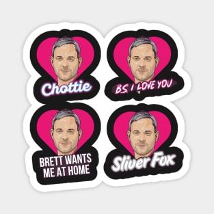 I love Brett Sutton sticker pack Magnet