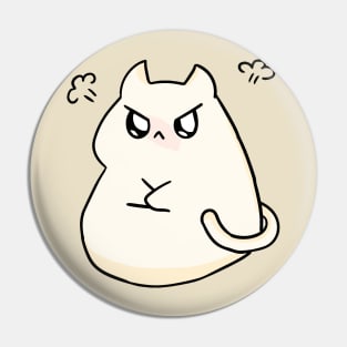 a drawing of a cat with big eyes Pin