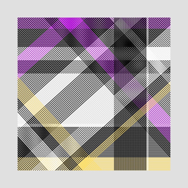 Abstract Lines - Nonbinary Colors by Clutterbooke