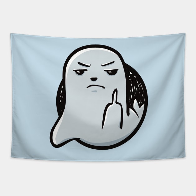 Grey Seal Of Disapproval - Seal Pun Tapestry by SubtleSplit