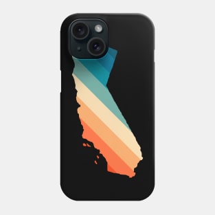 California State Retro Map Phone Case