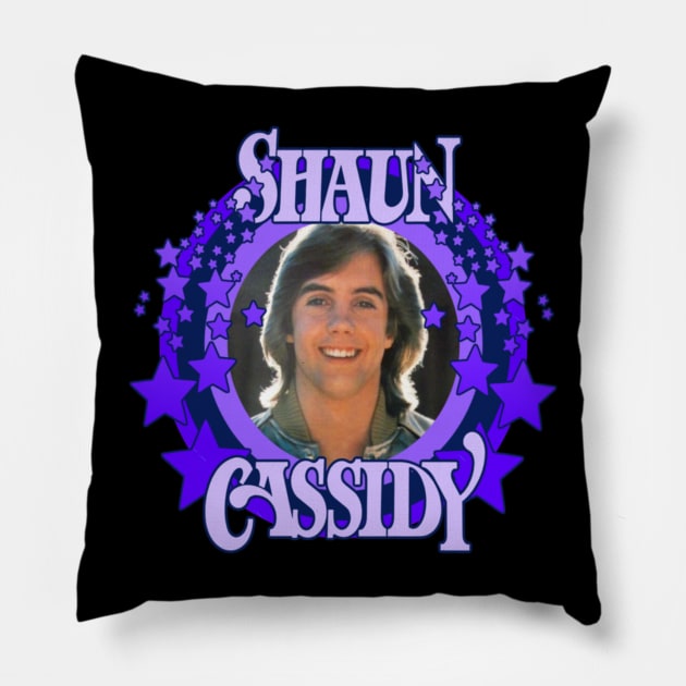 Star Tribute Shaun Cassidy Pillow by szymkowski