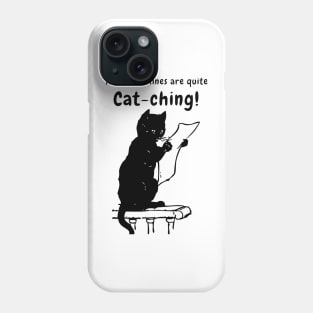 These headlines are quite eye Cat-ching!! Black Cat Phone Case