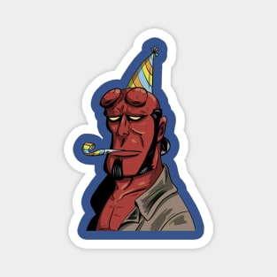 Hellboy Birthday Magnet