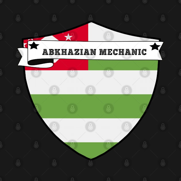 ABKHAZIAN MECHANIC , ABKHAZIA COUNTRY SHIELD, MINIMALIST ABKHAZIA FLAG, I LOVE ABKHAZIA , BORN IN ABKHAZIA by Just Simple and Awesome