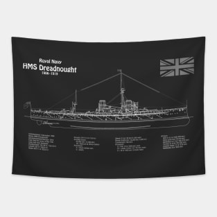 HMS Dreadnought ship plans - PD Tapestry