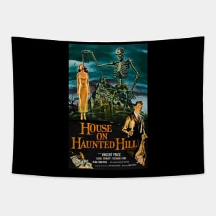 House on Haunted Hill Movie Poster Tapestry