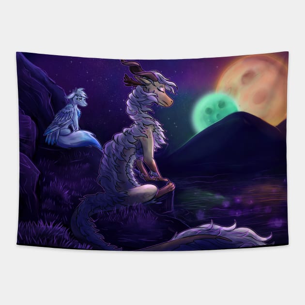 Distant Tapestry by Golden Griffiness Studio