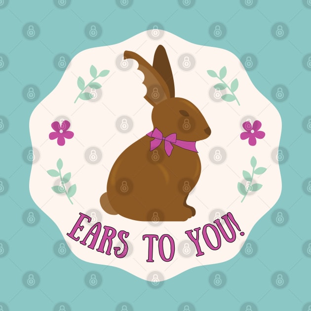 Ears to You Chocolate Easter Bunny by Zennic Designs