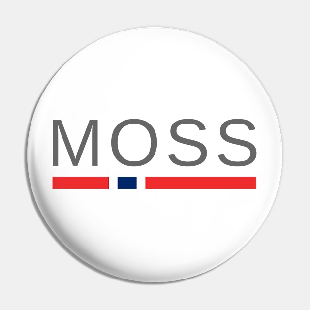 Moss Norway Pin by tshirtsnorway