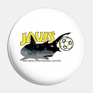 1976  San Diego Jaws Vintage Soccer Pin