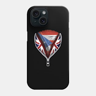 Puerto Rican Flag  Puerto Rico Flag zipped British Flag - Gift for Puerto Rican From Puerto Rico Phone Case