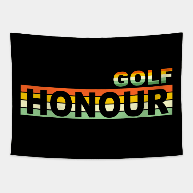 golf of honour retro Tapestry by osvaldoport76