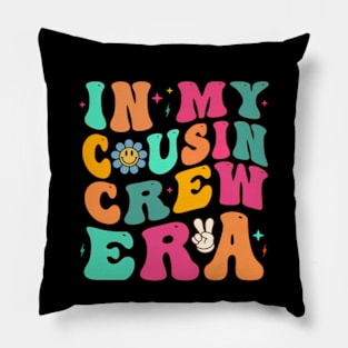 Cousin Crew 2024 Summer Vacation Beach Family Trips Matching Pillow