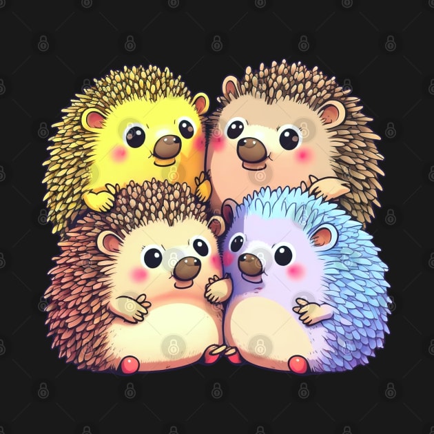 A Prickle Of Hedgehogs by PukingRainbow