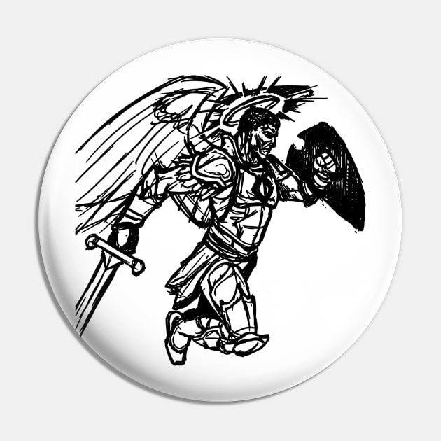 warrior Pin by carismashop