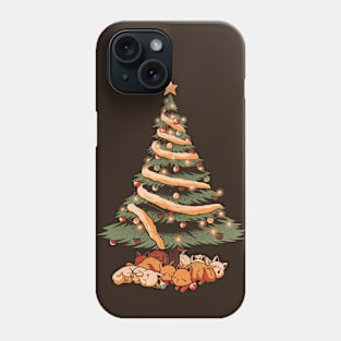 Merry Xmas Cat Tree Ugly Sweater by Tobe Fonseca Phone Case