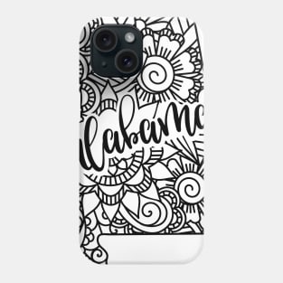 50 States - Mandala Alabama Phone Case