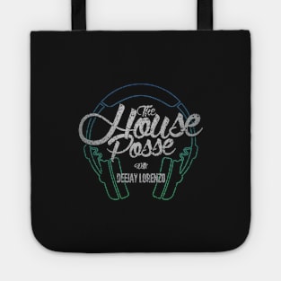 Dark Grunge Green Headphone (The House Posse) T-Shirt Tote