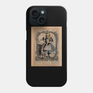 Alice in the library Phone Case