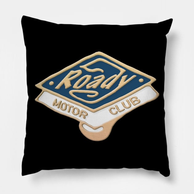 Vintage Roady Motors Club Gifts Pillow by Merchsides