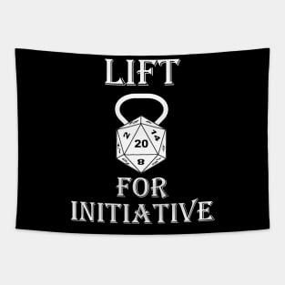 Kettlebell D20 Lift For Initiative Tapestry