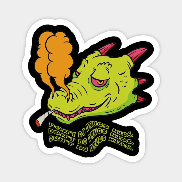 Marijuana Cannabissaurus Magnet by A -not so store- Store