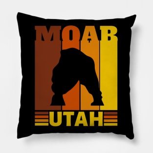 Retro Moab Utah Pillow