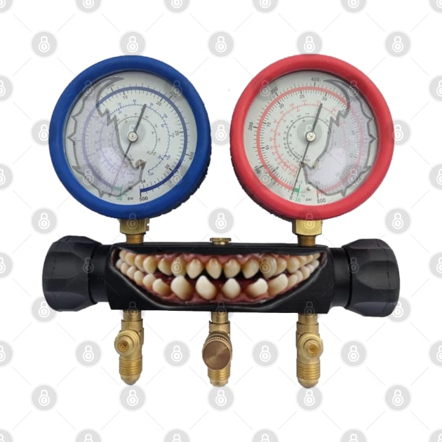 Refrigerant Gauges With Teeth by 4Tradies