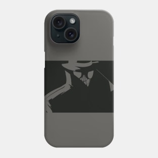 Abstract Masked Detective Inverted Phone Case